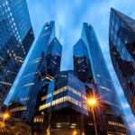 Office Buildings in Financial District La Defense, Paris, France